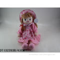 2015 special custom plush girl doll for baby